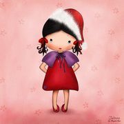 Carte Jolinne - Merry Christmas - 14x14 cm